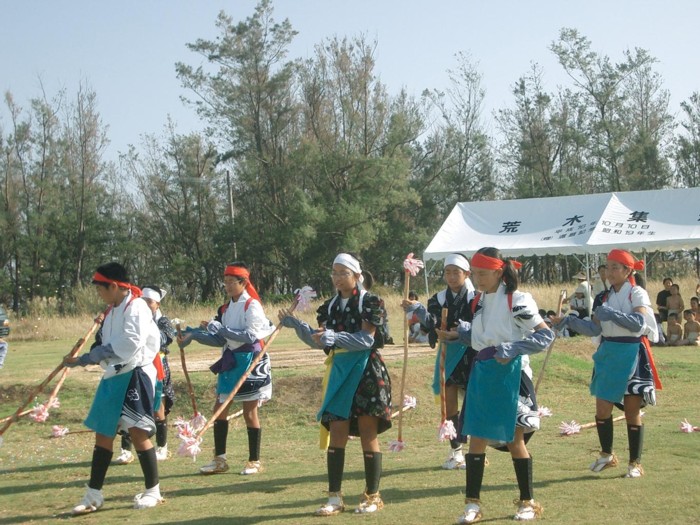 棒踊りの実際場面1