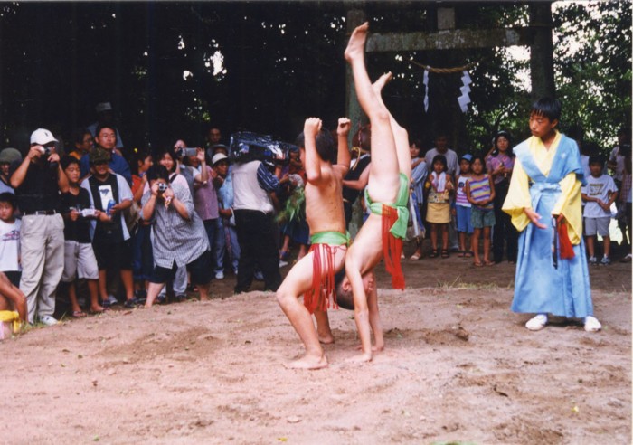 子ガラッパ奉納相撲