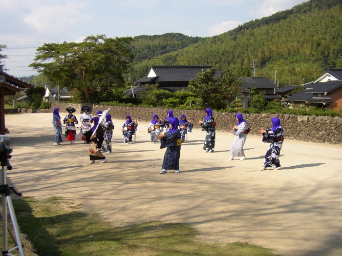 疱瘡踊練習風景