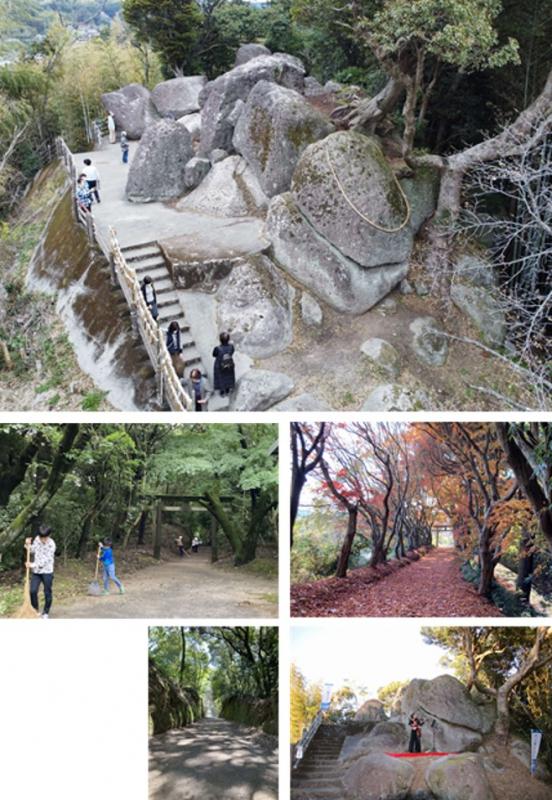  吹上妙見神社と巨石群