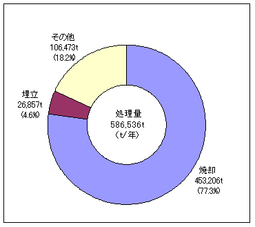 ゴミ処理の状況（平成19年度）