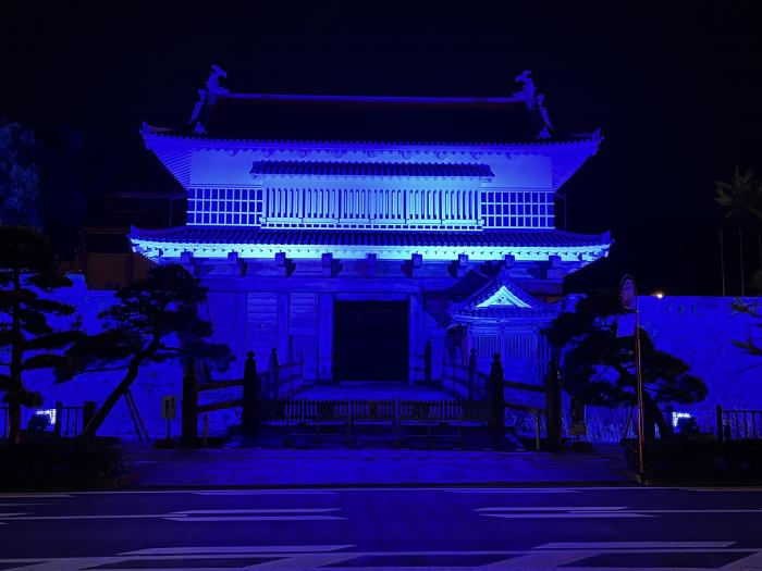 鶴丸城跡ライトアップ_HP掲載用1