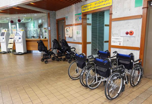 フラワーパークかごしま貸し出しベビーカー車椅子