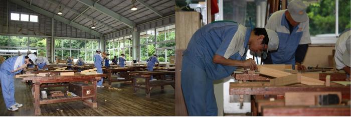 技能五輪県大会および技能検定の様子1