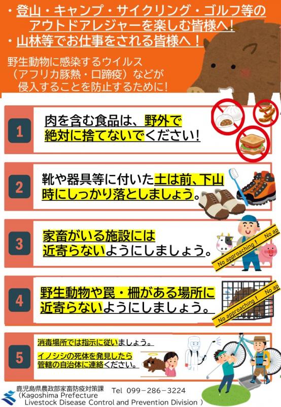 屋外の注意喚起