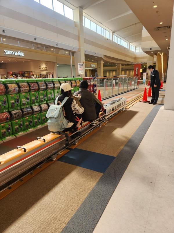 肥薩おれんじ鉄道ミニトレイン乗車体験