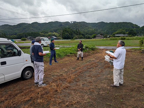 肝付町新規就農者巡回