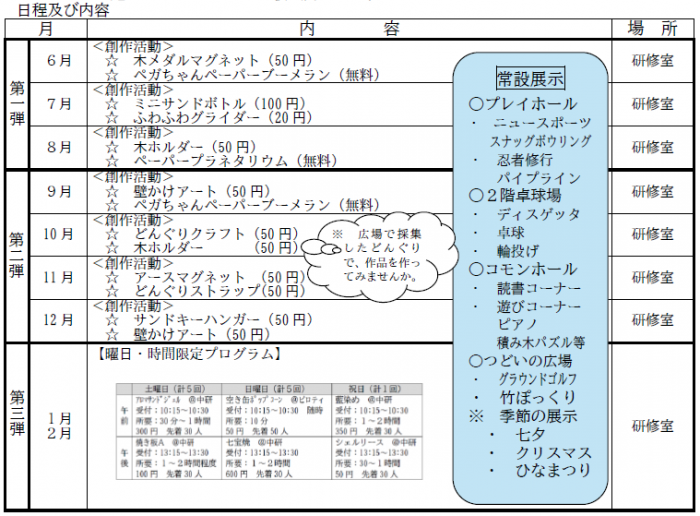 日程