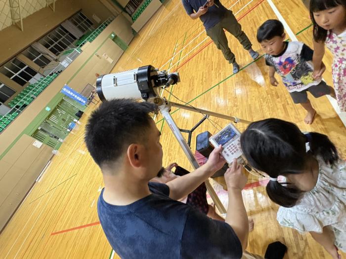天体望遠鏡体験1
