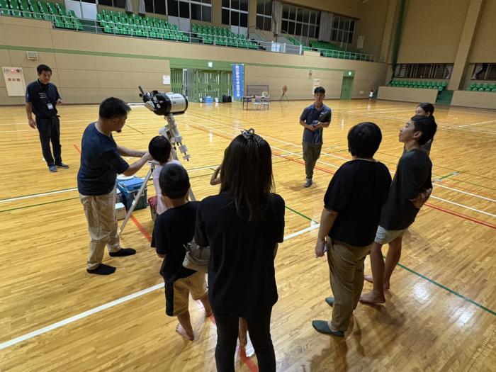 天体望遠鏡体験2