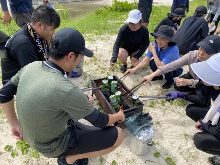 07_空き缶ポップコーン作り