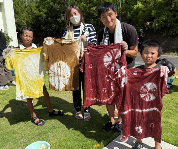 草木染め作品（2）