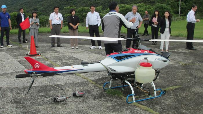 ドローンサービス視察