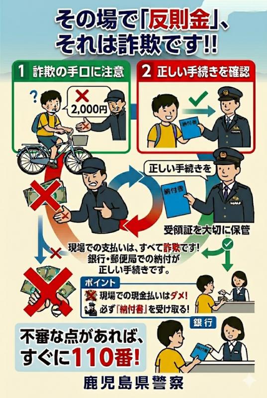 青切符詐欺防止チラシ1